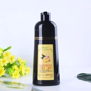 MOKERU GINGER BLACK Professional Oil Hair Dye Color Shampoo : Instant Fast Acting Long Lasting Hair Color Shampoo - dailyitems.store