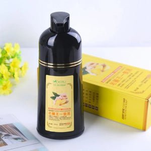 MOKERU GINGER BLACK Professional Oil Hair Dye Color Shampoo : Instant Fast Acting Long Lasting Hair Color Shampoo - dailyitems.store