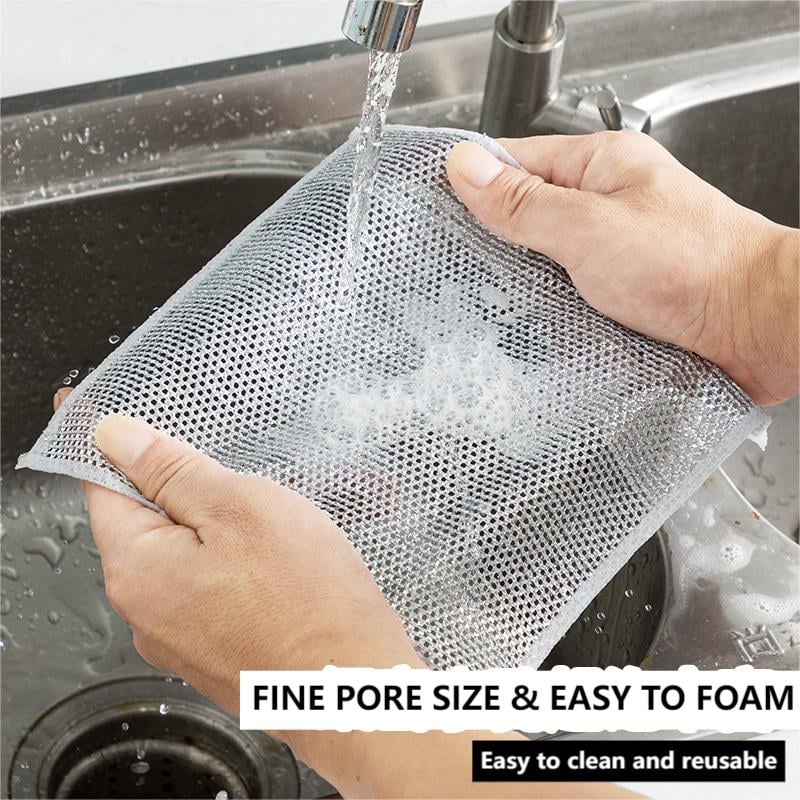 Multipurpose Wire Dishwashing Rags - dailyitems.store